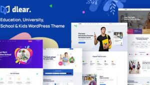 Dlear v1.0.9 Education, University & School WordPress Theme