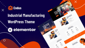 Endus (v1.0.1) Industrial Manufacturing WordPress Theme