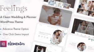 Feelings v1.0.5 Wedding & Planner WordPress Theme