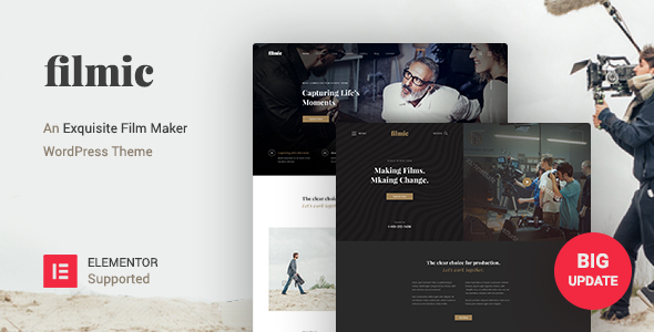 Filmic (v2.4.6) Movie Studio & Film Maker WordPress Theme