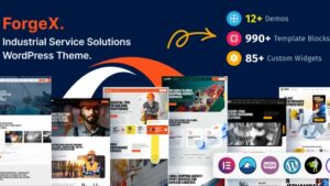 Forgex (v1.0.1) Industrial & Factory WordPress Theme