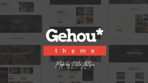 Gehou (v1.1.4) A Modern Restaurant & Cafe Theme **