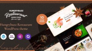 Hungrybuzz (v1.0.1) Restaurant WordPress Theme