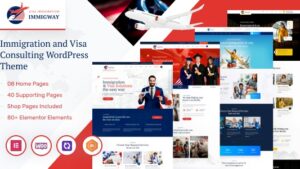 Immigway v1.0.0 Immigration and Visa Consulting WordPress Theme