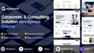 Innovar v1.0.0 A Corporate & Consulting Solution WordPress Theme