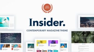 Insider (v1.5) Contemporary Magazine and Blogging Theme