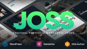 Joss v1.0.0 Personal Portfolio WordPress Theme