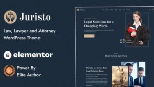 Juristo v1.0.1 Lawyer & Attorney WordPress Theme