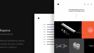 Kapena (v1.3) Minimal Portfolio WordPress Theme
