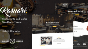Kasuari (v1.8) Restaurants and Cafes WordPress Theme