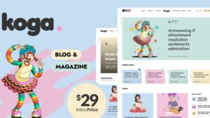 Koga (v1.0.8) Blog & Magazine WordPress Theme