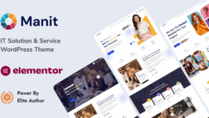 Manit (v1.0) IT Solutions & Technology WordPress Theme