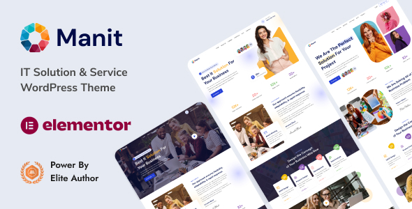 Manit (v1.0) IT Solutions & Technology WordPress Theme