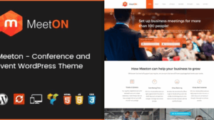 Meeton (v3.2) Conference & Event WordPress Theme