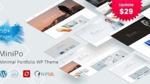 MiniPo (v2.8) Minimal Portfolio WordPress Theme