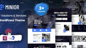 Minior v1.0 IT Solutions & Technology WordPress Theme