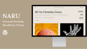 Naru v1.0 Personal Portfolio WordPress Theme