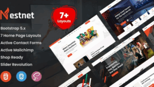 Nestnet (v1.0.0) Internet Provider & Satellite TV Theme