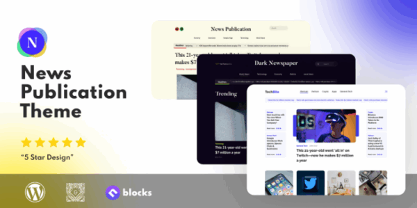 News Publication Theme v1.0.0 WordPress