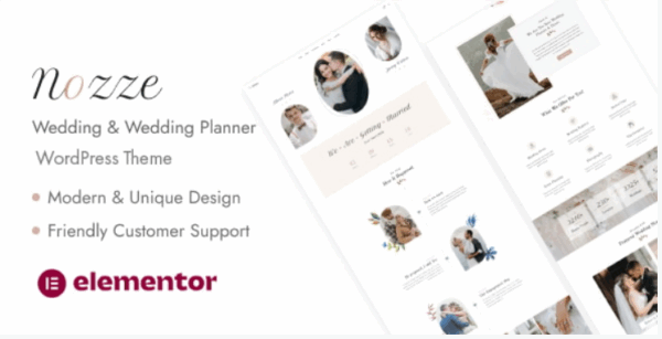 Nozze v1.0.3 Wedding & Planner WordPress Theme