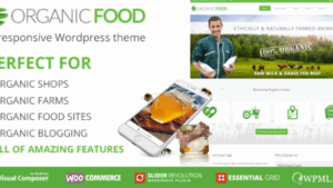 OrganicFood v3.6.4 Responsive WordPress Theme