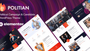 Politian v1.0.1 Political Campaign WordPress Theme