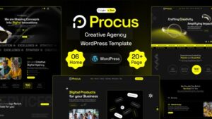 Procus (v1.0) Modern Creative Digital Agency WordPress Theme