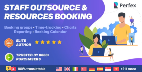 Staff Outsourcing & Resources Booking module for Perfex CRM v1.0b