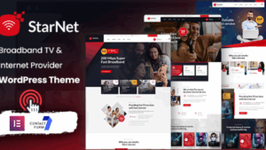 StarNet v1.0 Internet Provider WordPress Theme