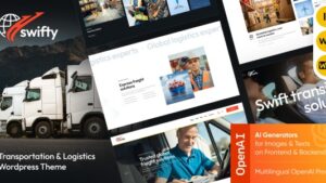 Swifty v1.0 Transportation & Logistics WordPress Theme [Activated]
