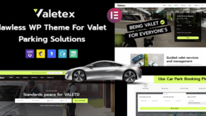 Valetex v1.3 Valet & Parking Services WordPress Theme