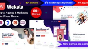 Wekala (v1.0.0) Digital Agency & Marketing Theme