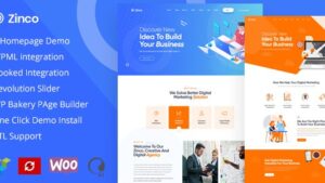 Zinco v1.1.3 Digital Marketing Agency WordPress Theme