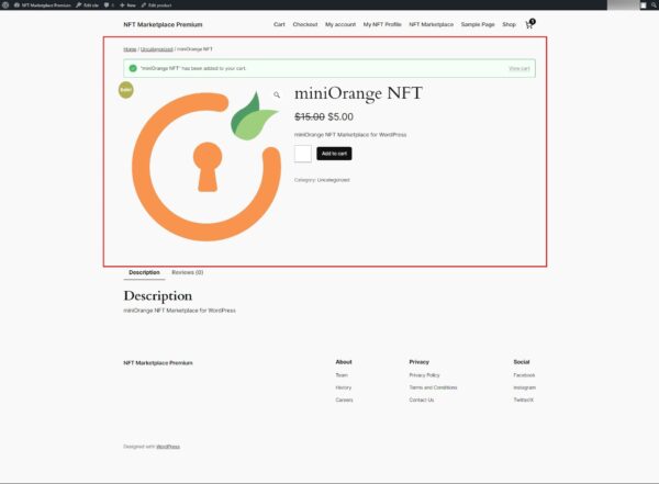 miniOrange NFT Marketplace Premium v21.0.0 [Activated]