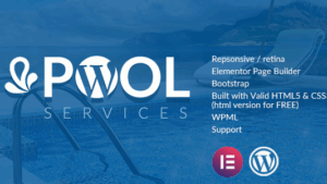 Pool Services WordPress Theme + RTL v3.3
