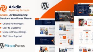 Arkdin v1.1 Air Conditioning Services WordPress Theme