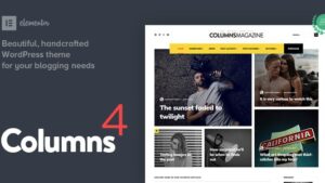 Columns v4.1 Impressive Magazine and Blog WordPress Theme