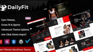 DailyFit v1.7 Fitness and Gym WordPress Theme