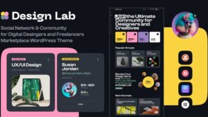 Design Lab (v1.1.2) Freelancers Community WordPress Theme