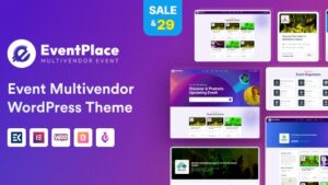 Eventplace v1.1.6 Multivendor Event Management WordPress Theme
