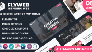 Flyweb v1.2 Web Design Agency WordPress Theme