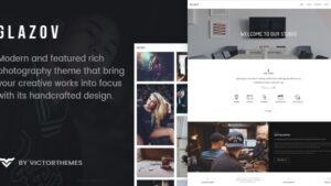 Glazov v1.7 Photography WordPress Theme