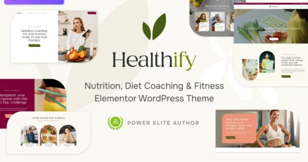 Healthify v1.1.0 Diet Recipes & Health Coaching Theme