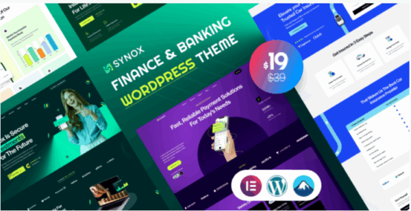 Synox v1.0.0 Finance & Banking WordPress Theme