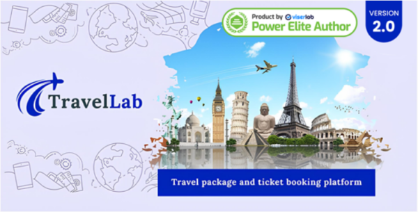 TravelLab v2.0 Travel Package & Ticket Booking Platform