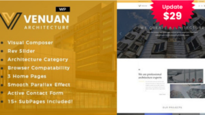 Venuan (v2.0) Architecture Design WordPress Theme