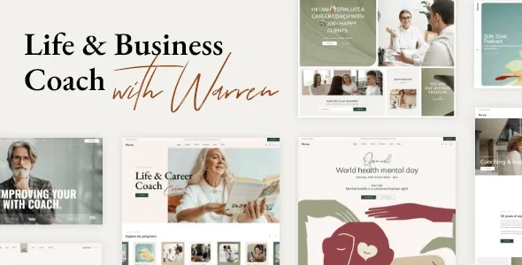 Warren (v1.3) Life and Business Coach WordPress Theme 