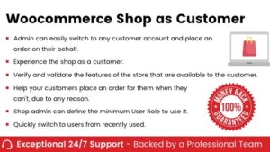 WooCommerce Shop As Customer v1.1.4