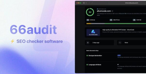 66audit v3.0.0 – SEO audits Software [Activated]