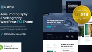 Aeropict v1.0.0 Drone Aerial Photography & Videography FSE WordPress Theme